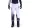 Motokrosové kalhoty Fox Flexair Fracture White/Black