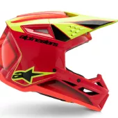 Helma na motokros Alpinestars SM3 Youth Fray red/yellow/black glossy