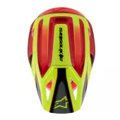 Helma na motokros Alpinestars SM3 Youth Fray red/yellow/black glossy