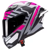 Integrální helma Caberg Drift Evo II Horizon matt grey/black/fuchsia