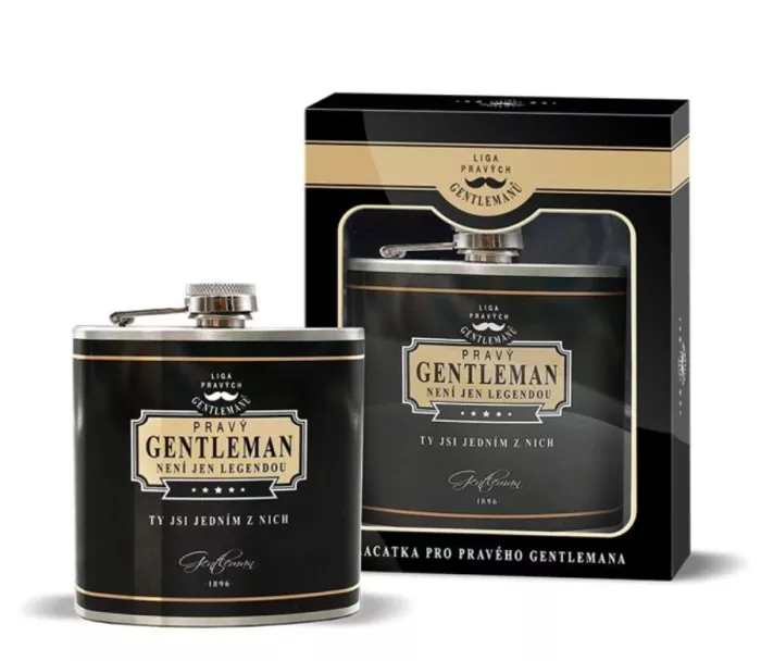 Dárková placatka Gentleman legenda