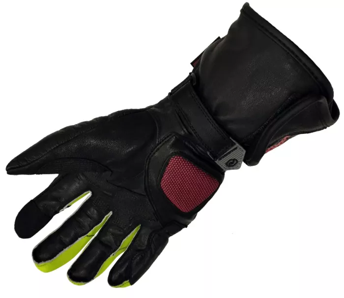 Rukavice na moto Nazran RX-10 2.0 black/red fluo rukavice