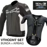 Alpinestars GP-R V2 Tech Air black/gray + airbag Tech-Air RACE