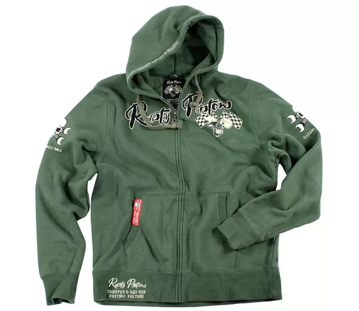 Mikina Rusty Pistons RPSWM14 Grant green vel. 2XL