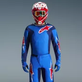 Alpinestars Fluid Grid blue/red vel. 2XL