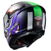 Integrální helma Caberg Avalon X Gurkha matt black/orange fluo/green fluo/purple