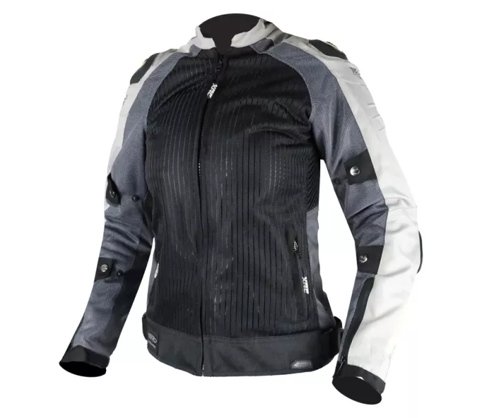 Dámská bunda na moto XRC Haderg AIR 2.0 fluo/grey