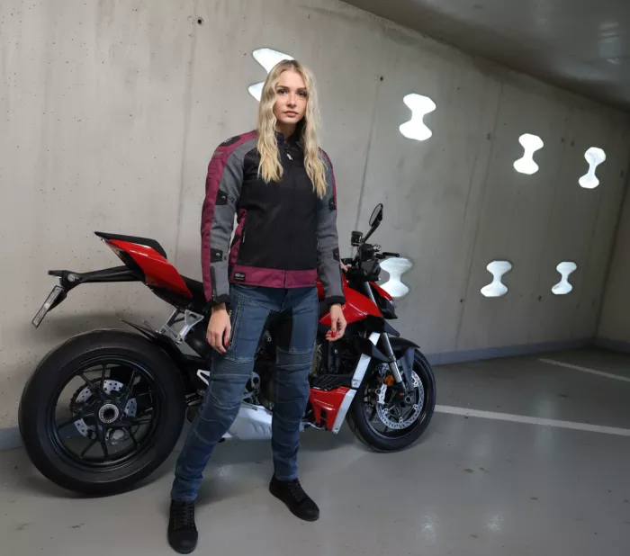 Dámská bunda XRC Haderg AIR 2.0 blk/grey/dark purple