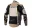 Pánská bunda Alpinestars Halo Drystar khaki/sand/yellow fluo
