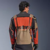 Bunda na moto Alpinestars Halo Pro Drystar XF laminated walnut/rusty/black