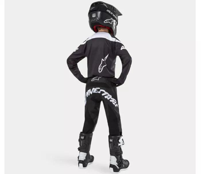 Dětské motokrosové kalhoty Alpinestars Youth Racer Hana black/white