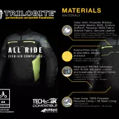 Dámská bunda na moto Trilobite All Ride Tech-Air black/grey/yellow