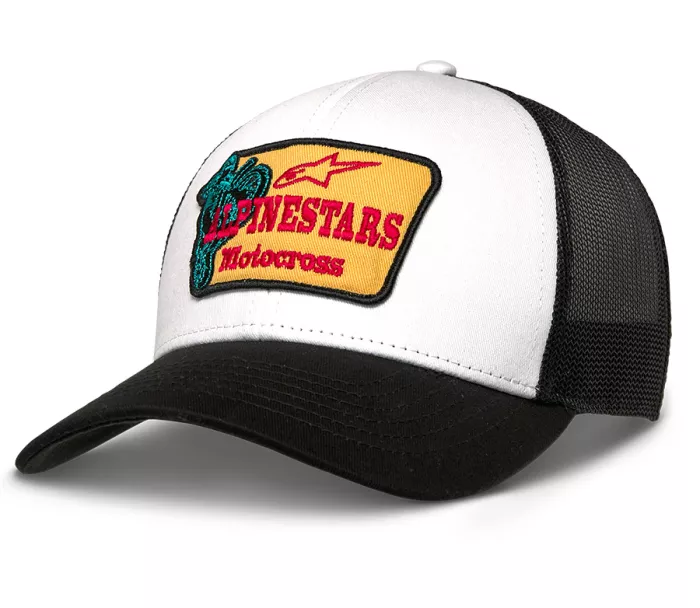 Kšiltovka Alpinestars Hardware Trucker white/black