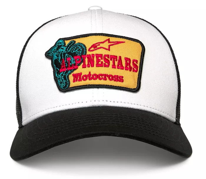 Kšiltovka Alpinestars Hardware Trucker white/black