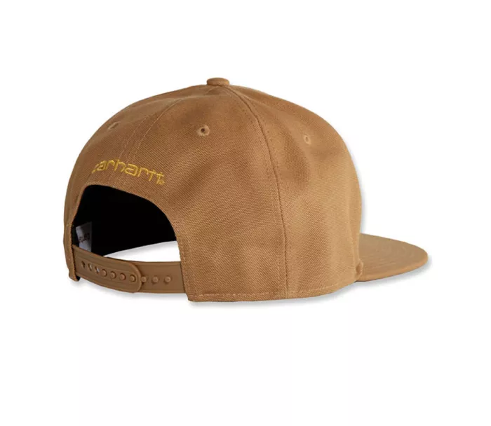 Čepice CARHARTT FIRM DUCK FLAT BRIM CARHARTT®BROWN