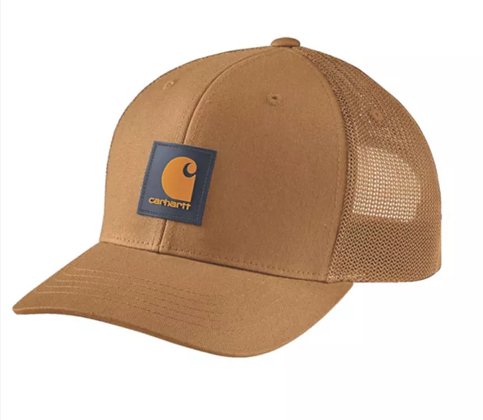 Čepice CARHARTT Twill Mesh-Back Logo Patch brown/honey