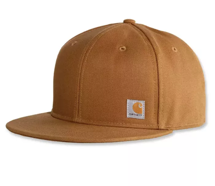 Čepice CARHARTT FIRM DUCK FLAT BRIM CARHARTT®BROWN