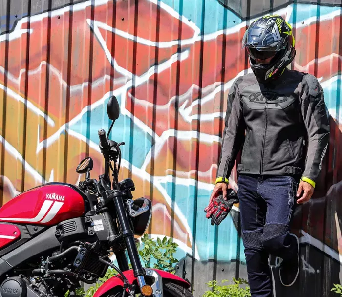 Bunda na moto XRC Heilig 2.0 grey/blk vel. 50