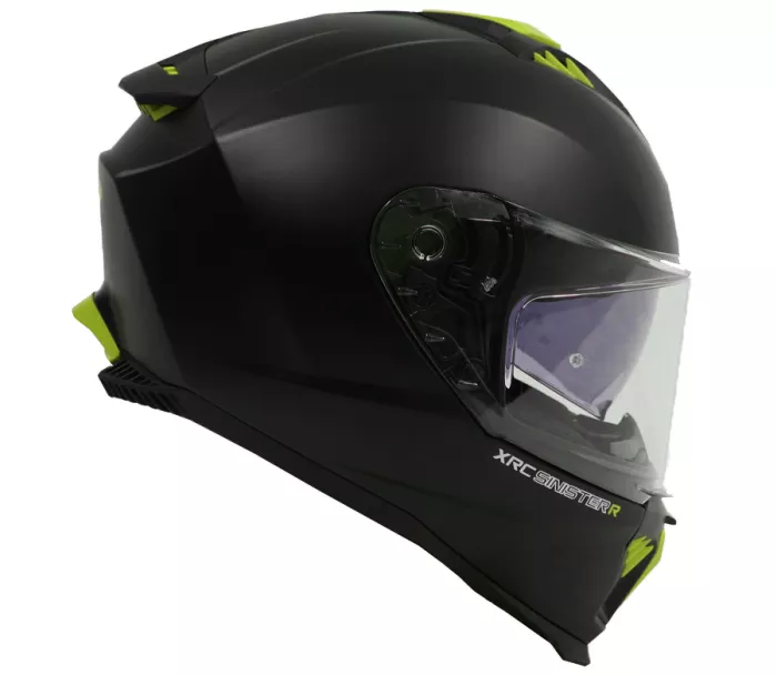 Helma na moto XRC Sinister R black/yellow fluo