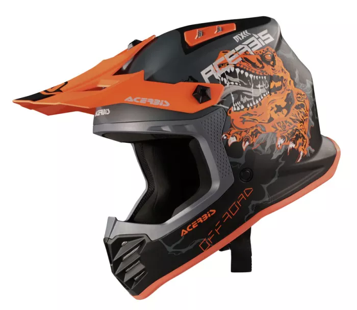 Dětská helma Acerbis Profile nero/arancio fluo
