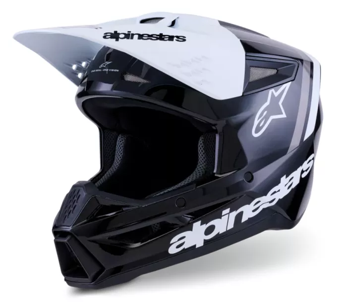 Alpinestars 830 0726 1546 SM3 Radium black/white/grey glossy helmet vel. L