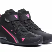 Dámské boty Dainese HERIAN AIR SHOES WMN BLACK/FLUO PINK