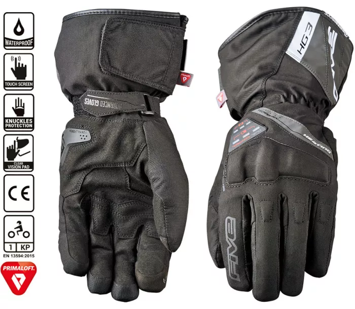 Dámské rukavice na moto Five HG3 WP evo woman black