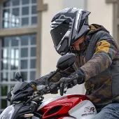 Helma na motorku Caberg Drift Evo II Horizon matt grey/black/white