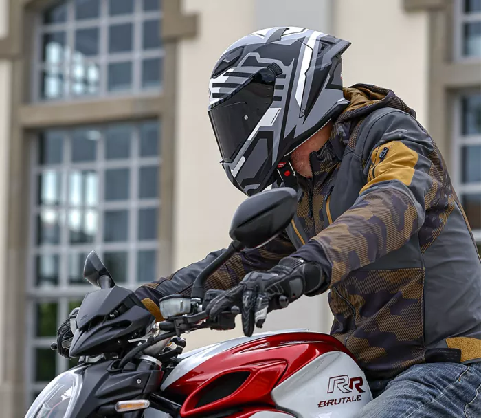 Helma na motorku Caberg Drift Evo II Horizon matt grey/black/white