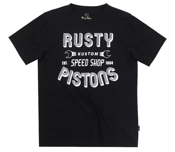 Rusty Pistons RPTSM98 Hulton black triko