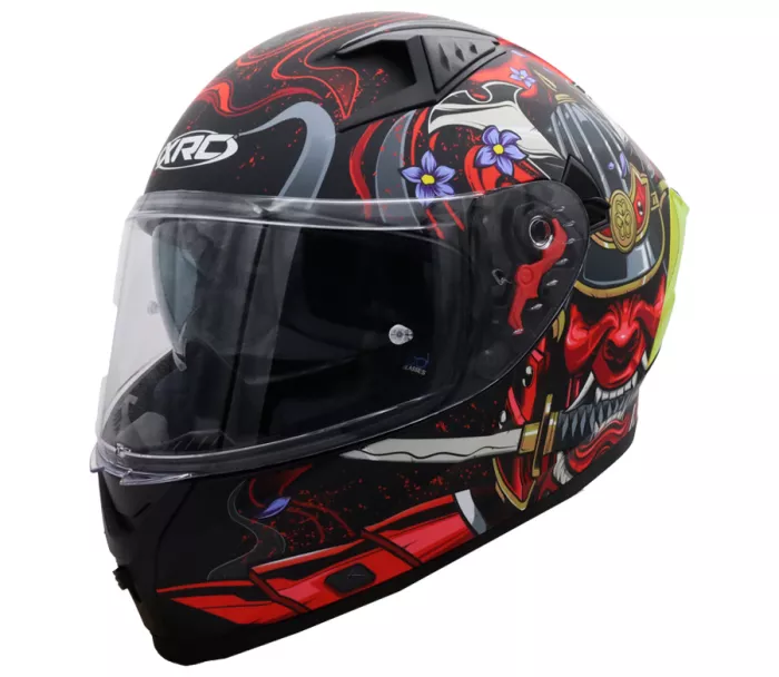 Helma na moto XRC Illustrator matt red
