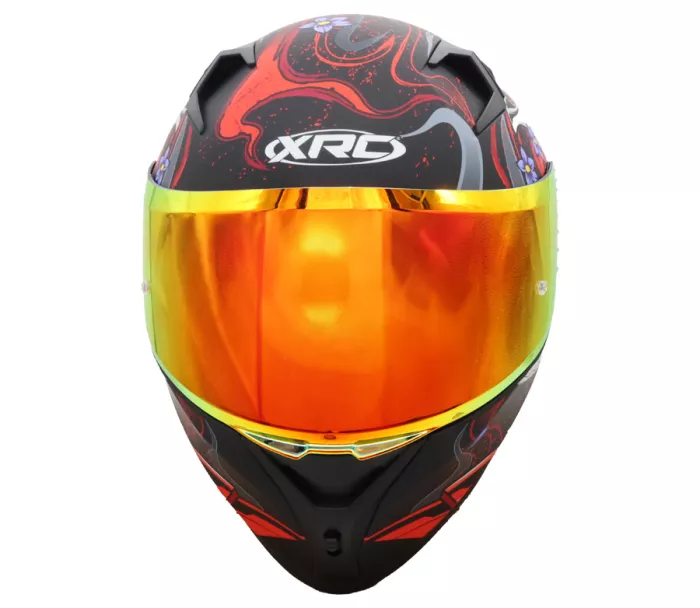 Helma na moto XRC Illustrator matt red