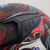 Helma na moto XRC Illustrator matt red