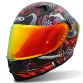 Helma na moto XRC Illustrator matt red