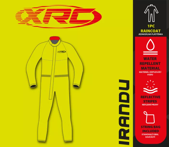 Pláštěnka XRC 21102 Irandu yellow fluo