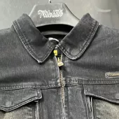 Bunda na motorku Trilobite Acid Scrambler black vel. M