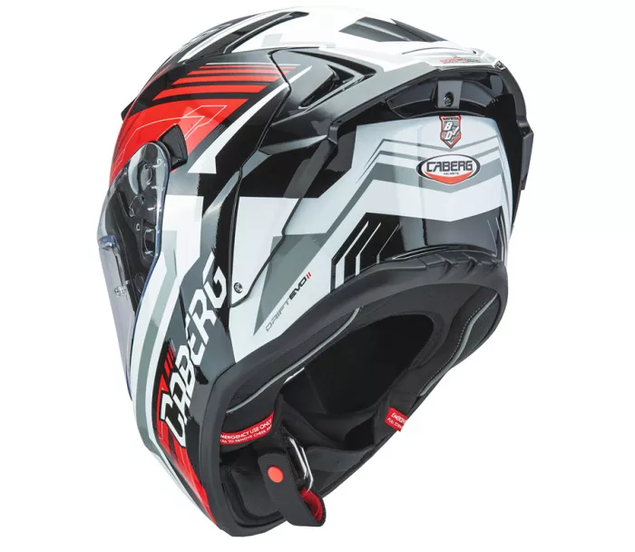 Přilba na motorku Caberg Drift Evo II Jarama black/white/red