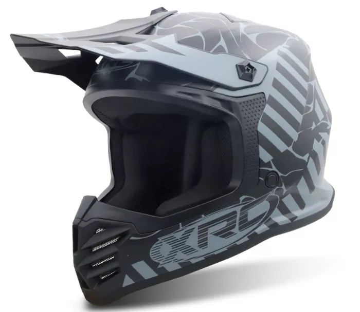 Dětská helma XRC MX Jasper 2.0 black/grey