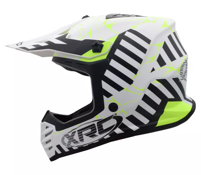 XRC MX Jasper Youth 2.0 black/white/fluo vel. YL