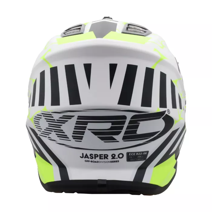 XRC MX Jasper Youth 2.0 black/white/fluo vel. YL