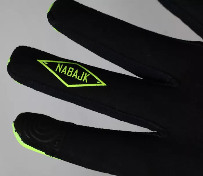 Nabajk Jesteed men gloves fluo/black vel. S
