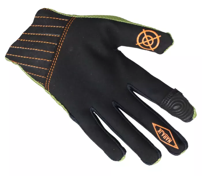 Nabajk Jesteed youth boys gloves khaki/black/orange vel. 9Y-10Y