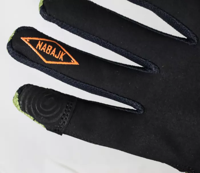 Nabajk Jesteed youth boys gloves khaki/black/orange vel. 9Y-10Y
