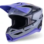 Helma na motokros Alpinestars Jettson SM3 grey/purple/black