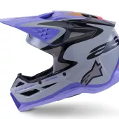 Helma na motokros Alpinestars Jettson SM3 grey/purple/black