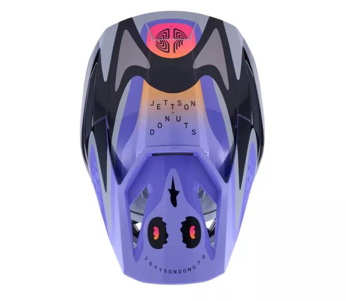 Helma na motokros Alpinestars Jettson SM3 grey/purple/black
