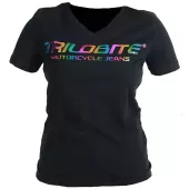 Trilobite Katchaba T-shirt ladies black rainbow XL