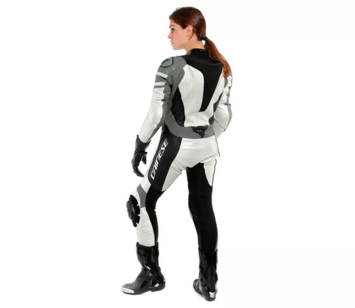 Dámská kombinéza Dainese KILLALANE pearl white/charcoal gray/black