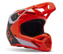 Motokrosová helma Fox V1 Lean Helmet Fluorescent Orange