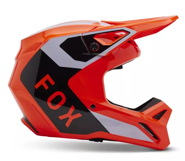 Motokrosová helma Fox V1 Lean Helmet Fluorescent Orange